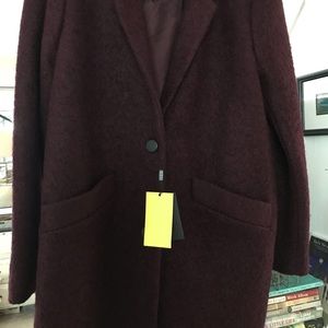 NWT Marc New York wool-blend coat